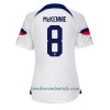 Camiseta de fútbol Estados Unidos Weston McKennie 8 Primera Equipación Mundial 2022 - Mujer